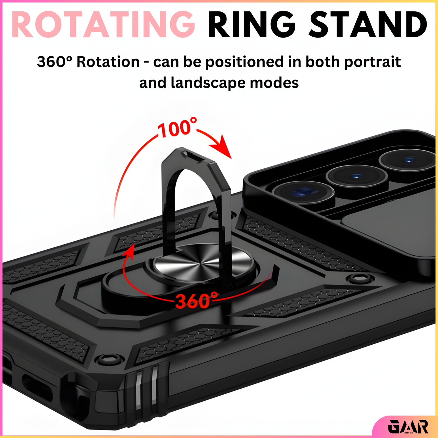 GENMER Lens-Guard Cover Compatible Samsung With Galaxy S26 Ultra Shockproof Case