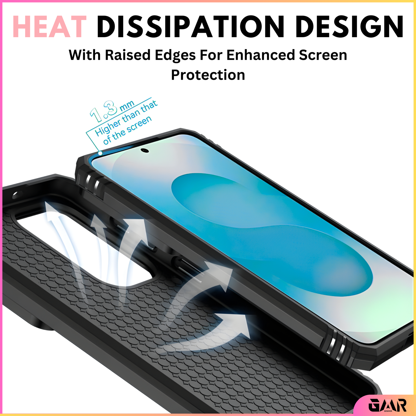GENMER Lens-Guard Cover Compatible With Samsung Galaxy S26 Shockproof Case