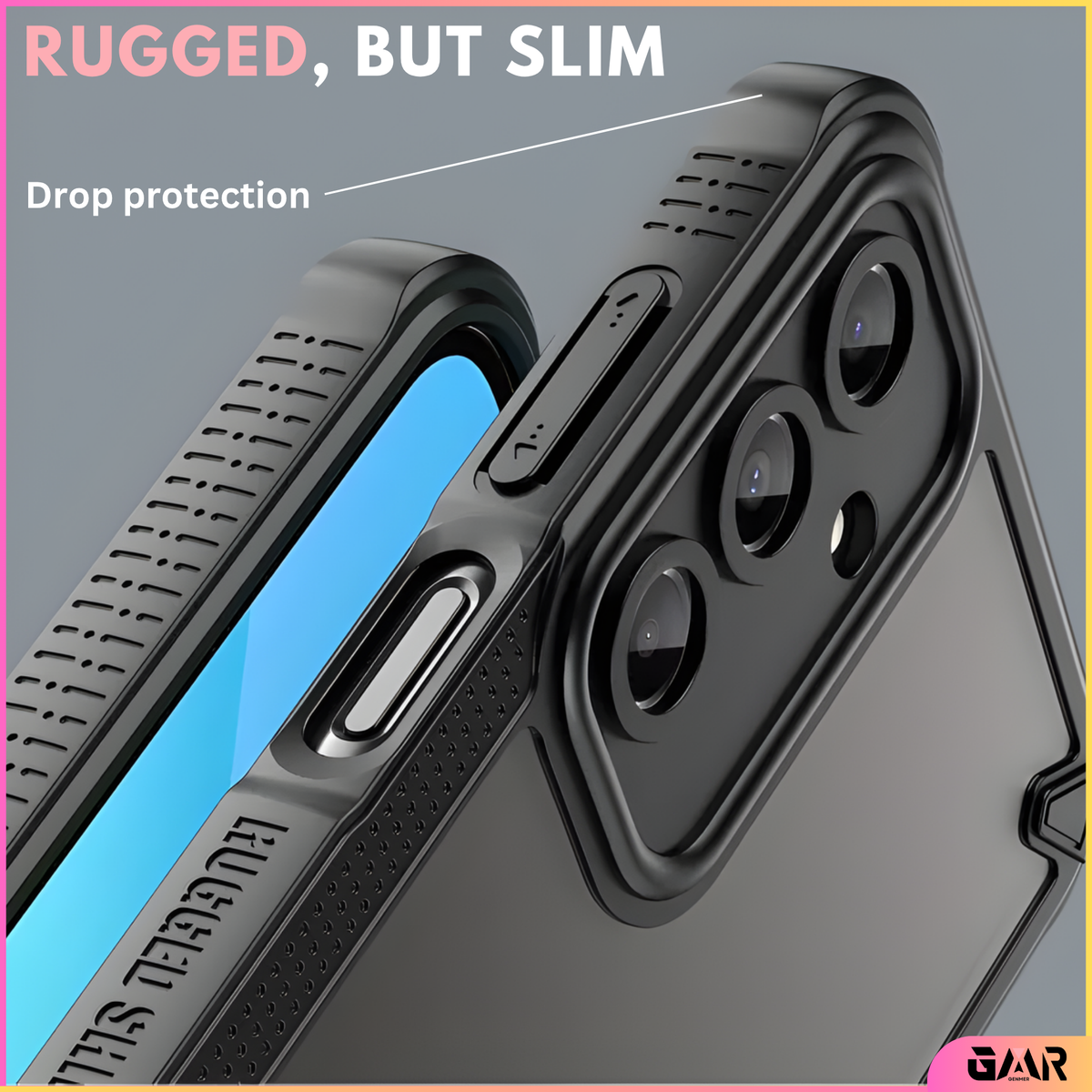 GENMER Rugged Shield Cover Compatible With Samsung Galaxy A17 Shockproof Case
