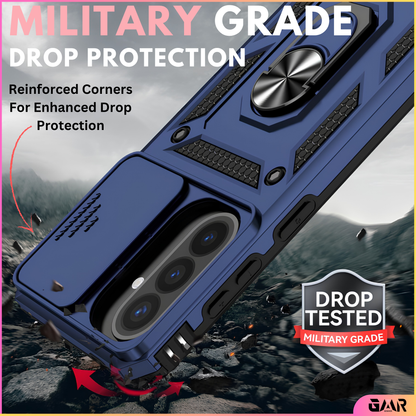 GENMER Lens-Guard Cover Compatible With Samsung Galaxy A27 Shockproof Case - Navy Blue