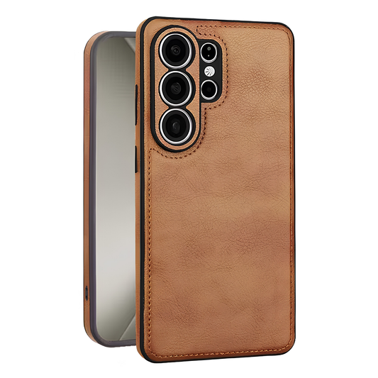 GENMER Shockproof Premium Leather Cover Compatible With Samsung Galaxy S26 Ultra