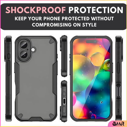 GENMER ZYRAX Rugged Cover Compatible With iPhone 17 Shockproof Case
