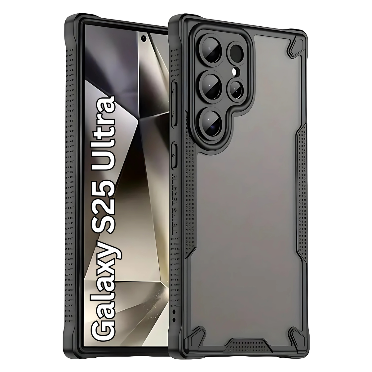 GENMER Rugged Shield Cover Compatible With Samsung Galaxy S25 Ultra Shockproof Case