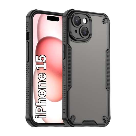 GENMER Rugged Shield Cover Compatible With iPhone 15 Shockproof Case