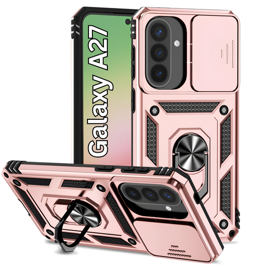 GENMER Lens-Guard Cover Compatible With Samsung Galaxy A27 Shockproof Case - Rose Gold