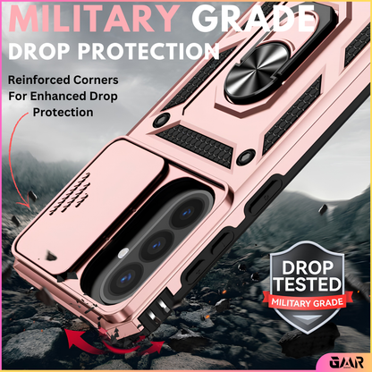 GENMER Lens-Guard Cover Compatible With Samsung Galaxy A27 Shockproof Case - Rose Gold