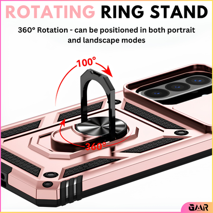 GENMER Lens-Guard Cover Compatible With Samsung Galaxy A27 Shockproof Case - Rose Gold
