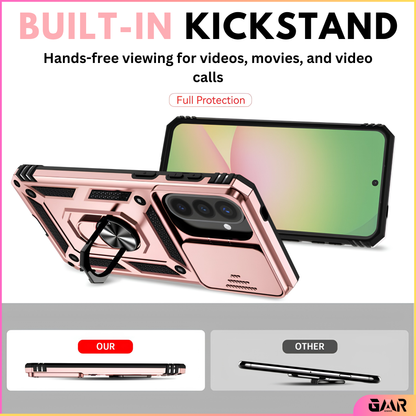 GENMER Lens-Guard Cover Compatible With Samsung Galaxy A27 Shockproof Case - Rose Gold
