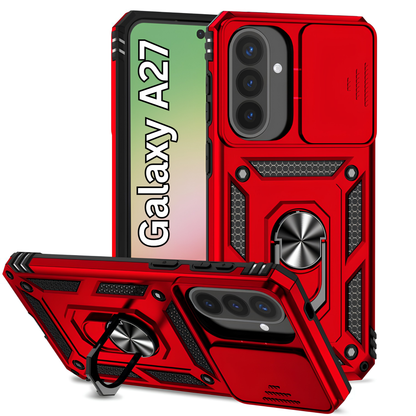 GENMER Lens-Guard Cover Compatible With Samsung Galaxy A27 Shockproof Case - Dark Red