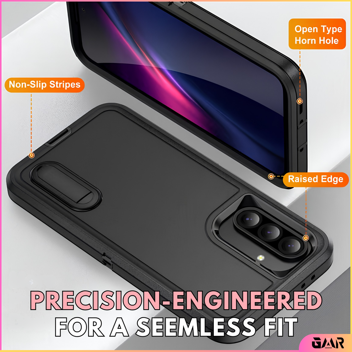 GENMER KORVIX Heavy Duty Shockproof Cover Compatible With Galaxy A27