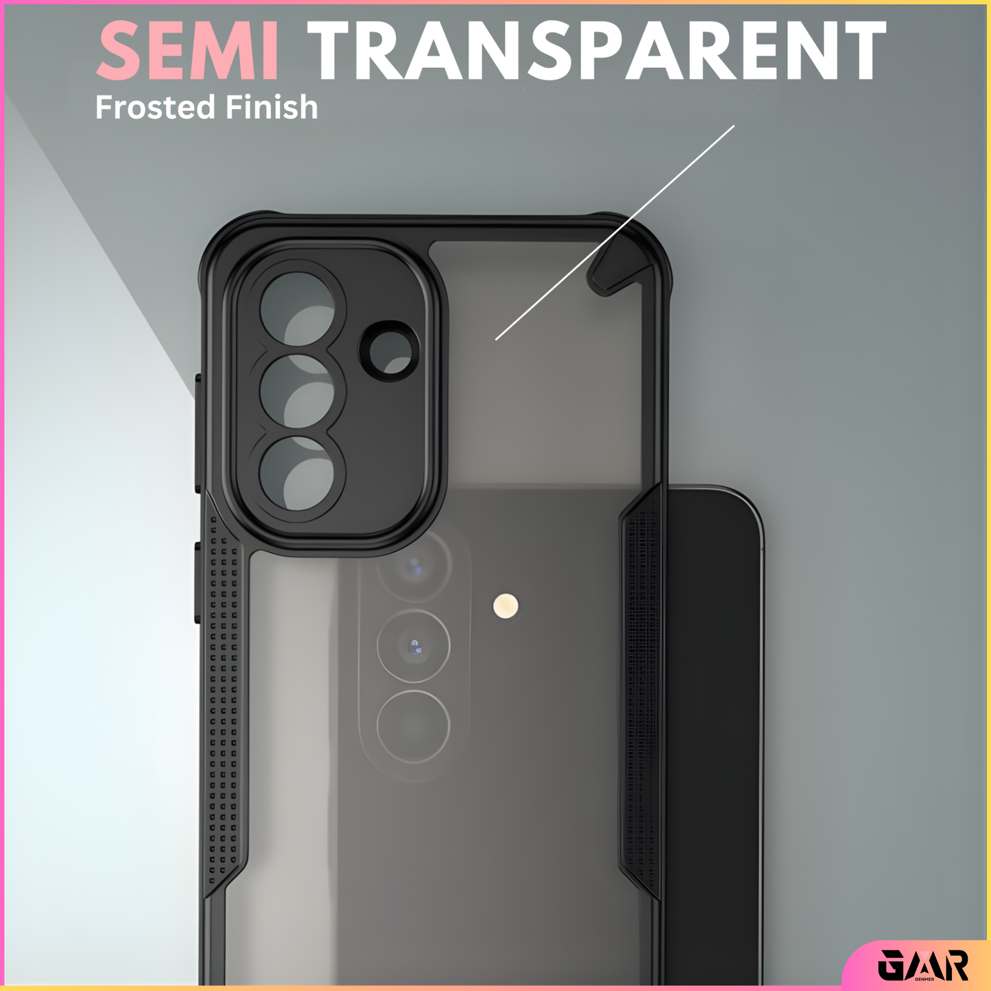 GENMER Rugged Shield Cover Compatible With Galaxy A57 Shockproof Case