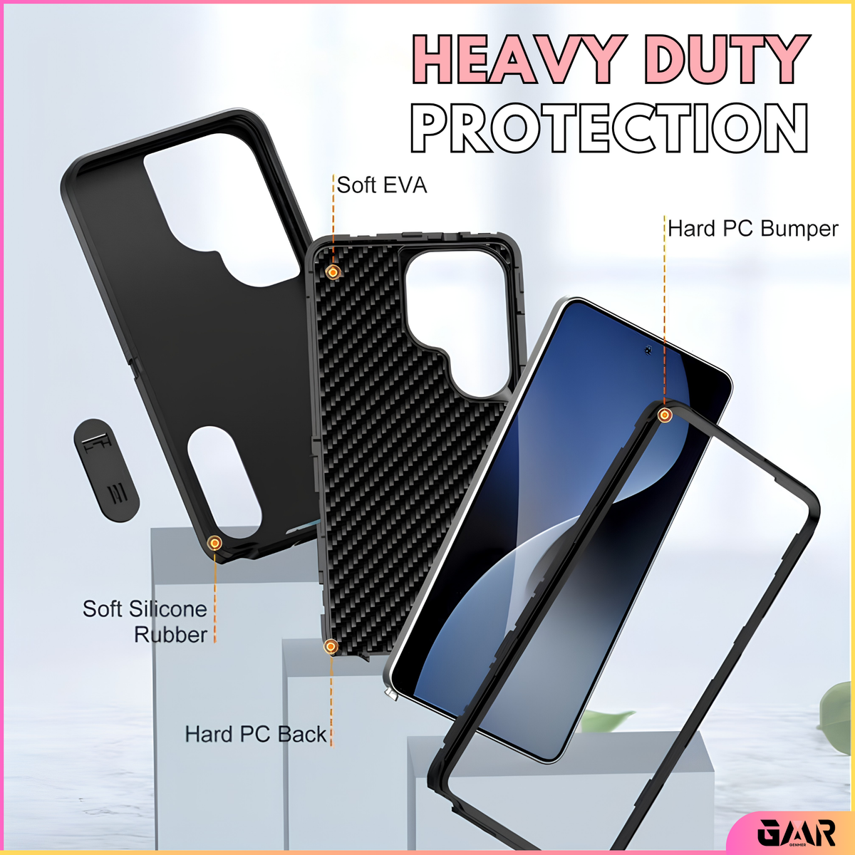 GENMER KORVIX Heavy Duty Shockproof Cover Compatible With Galaxy S26 Ultra