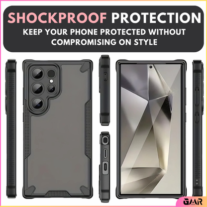 GENMER Rugged Shield Cover Compatible With Samsung Galaxy S25 Ultra Shockproof Case