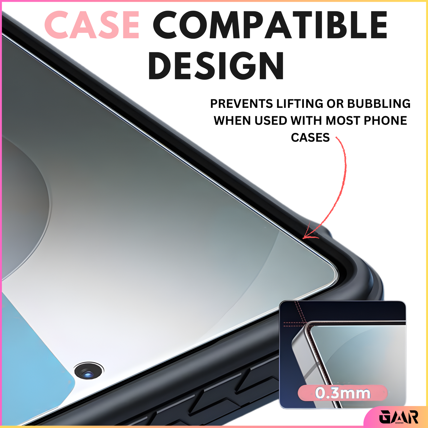 GENMER Tempered Glass Screen Protector Compatible With Galaxy S26 Ultra (3 Pack)