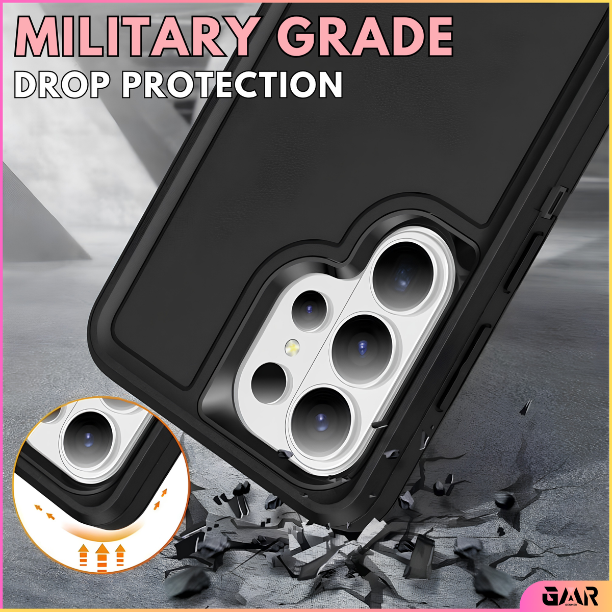 GENMER KORVIX Heavy Duty Shockproof Cover Compatible With Galaxy S26 Ultra