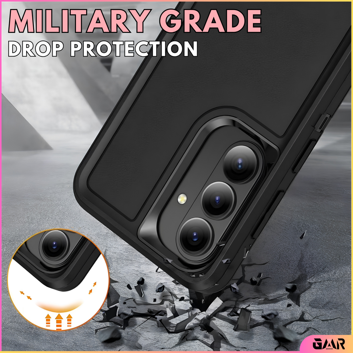 GENMER KORVIX Heavy Duty Shockproof Cover Compatible With Galaxy S26 FE
