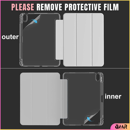 GENMER Flip Case Shockproof Cover Compatible with iPad 11th Gen (A16) 2025 - Light Blue