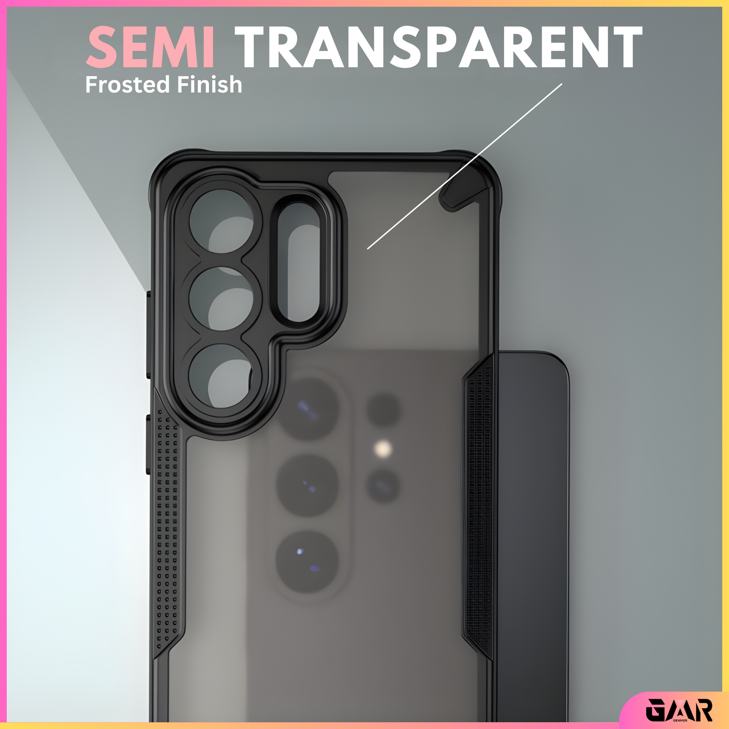 GENMER Rugged Shield Cover Compatible With Galaxy S26 Ultra Shockproof Case