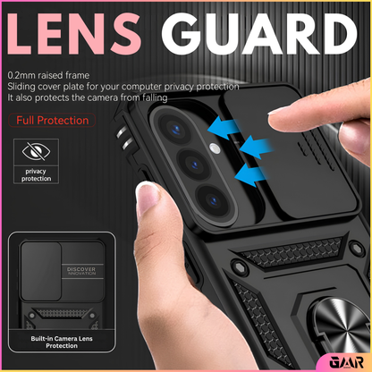 GENMER Lens-Guard Cover Compatible With Samsung Galaxy A27 Shockproof Case - Black
