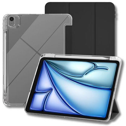 GENMER Flip Case Shockproof Cover Compatible with iPad Air 11" (M4) 2026 - Black
