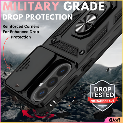 GENMER Lens-Guard Cover Compatible With Samsung Galaxy A27 Shockproof Case - Black