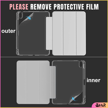 GENMER Flip Case Shockproof Cover Compatible with iPad Pro 11" (M5) 2025