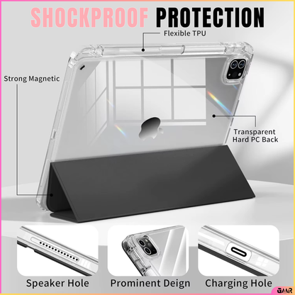 GENMER Flip Case Shockproof Cover Compatible with iPad Pro 11" (M5) 2025