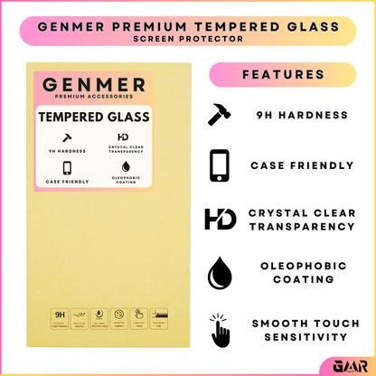 GENMER Tempered Glass Screen Protector Compatible With Galaxy S26 Ultra (3 Pack)