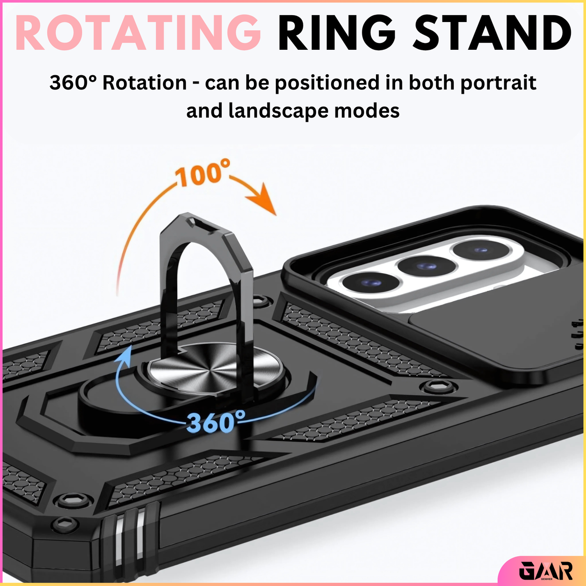 GENMER Lens-Guard Cover Compatible With Samsung Galaxy A17 Shockproof Case
