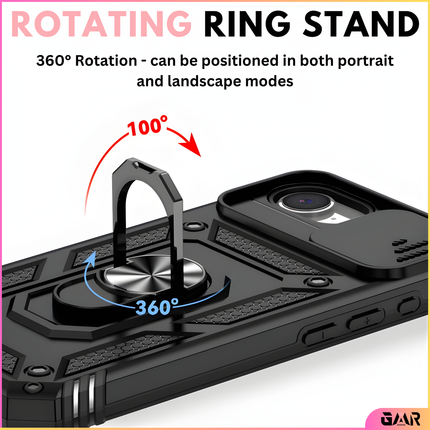 GENMER Lens-Guard Cover Compatible With iPhone 17e Shockproof Case