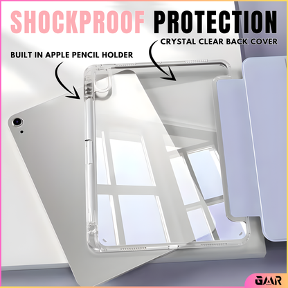 GENMER Flip Case Shockproof Cover Compatible with iPad 11th Gen (A16) 2025 - Purple