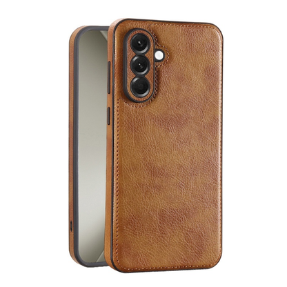 GENMER Shockproof Premium Leather Cover Compatible With Samsung Galaxy A57